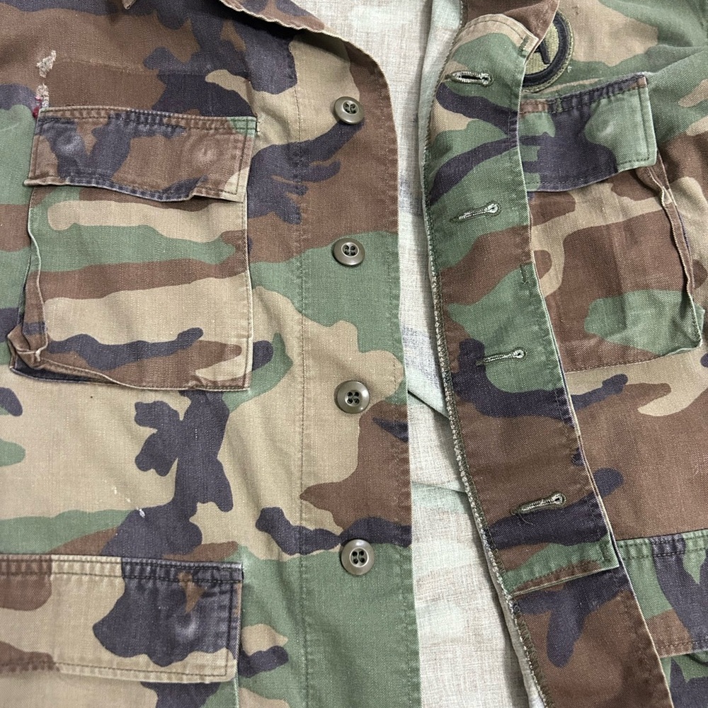 Vintage U.S. Army Camouflage Utility Jacket/Shirt - Picture 5 of 8